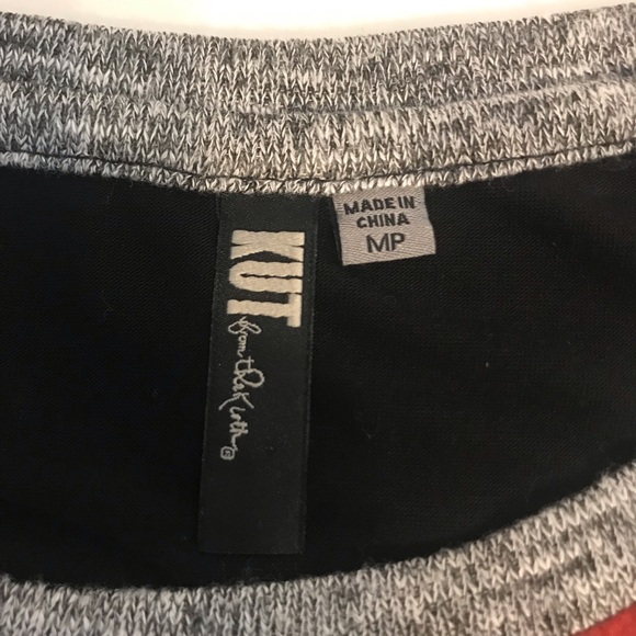 KUT FROM THE KLOTH Benter Mixed Material Floral Top Size Petite Medium - Picture 6 of 8